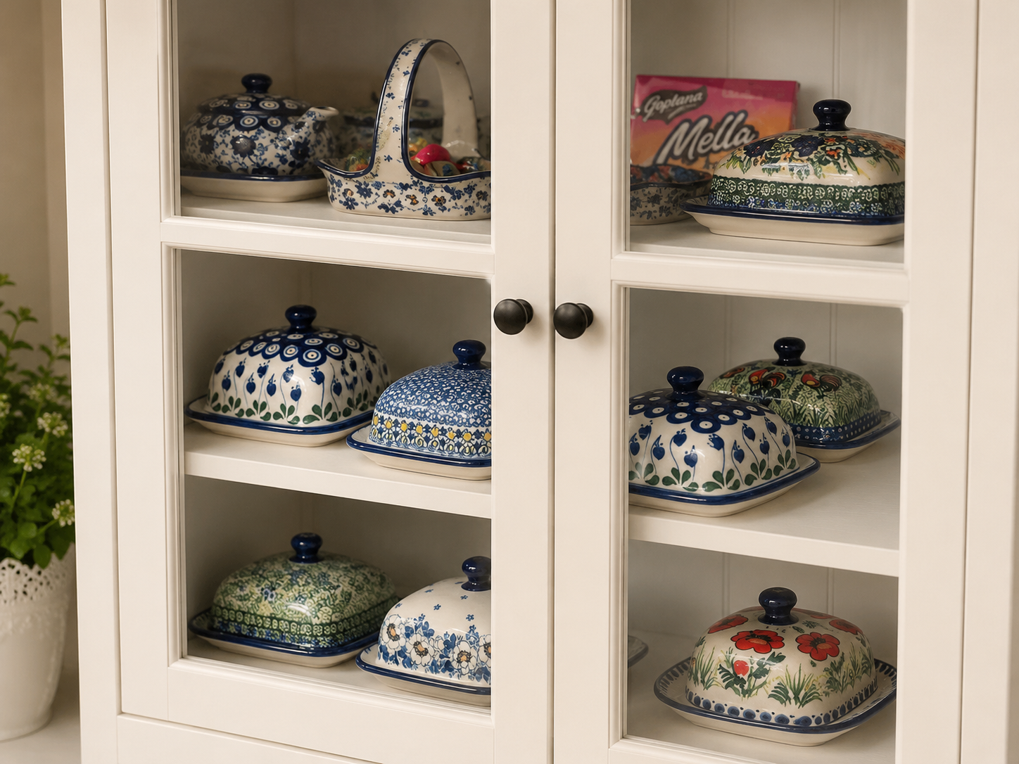 Butter Dishes, Salt/Pepper Sets, Sugar Creamers, Etc