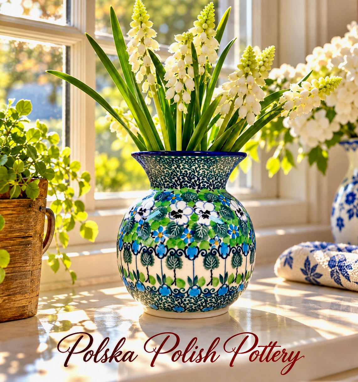 Polish Pottery Unikat 4795 Mini Vase