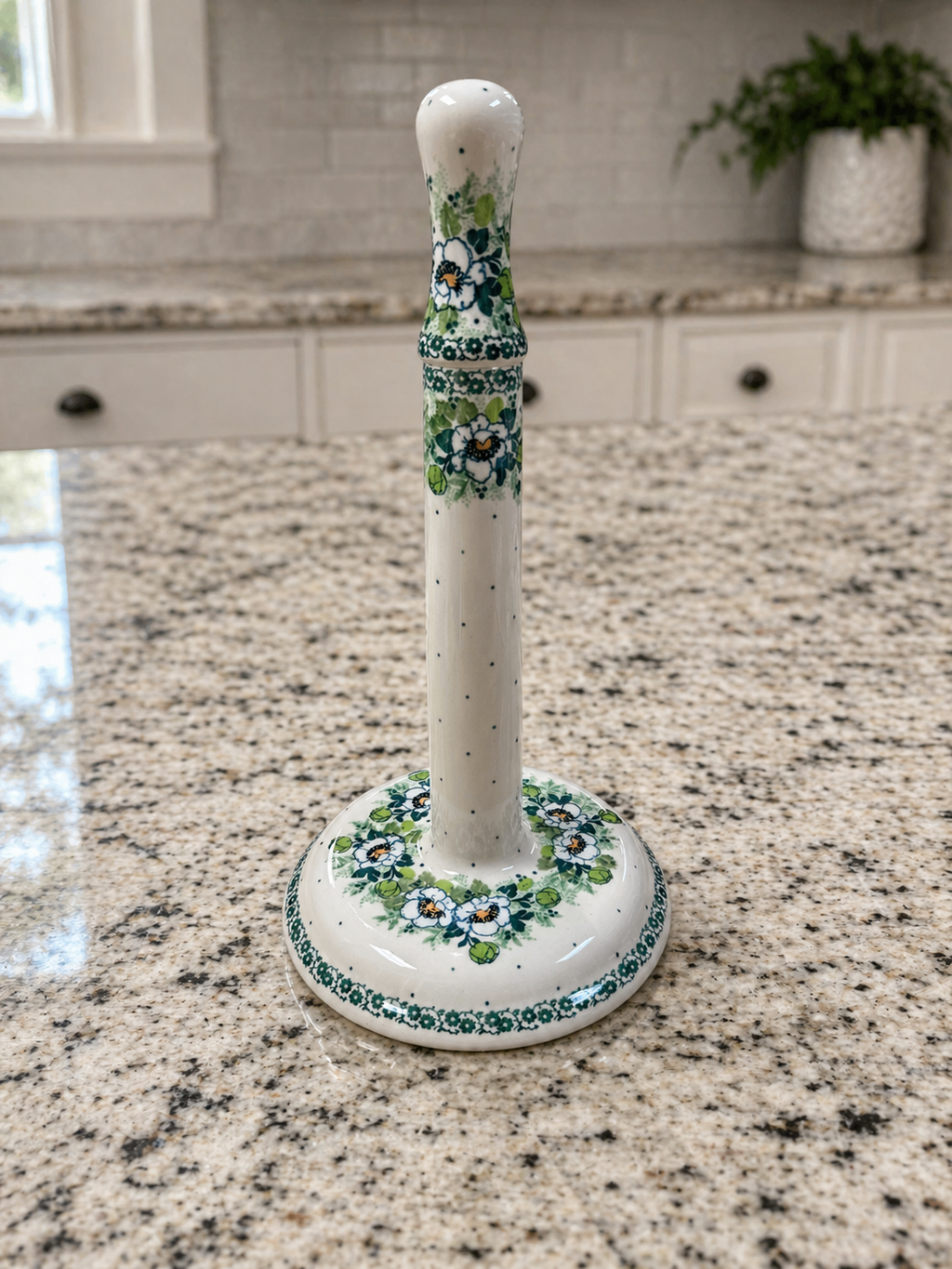 Polish Pottery Unikat 4749 Paper Towel Holder