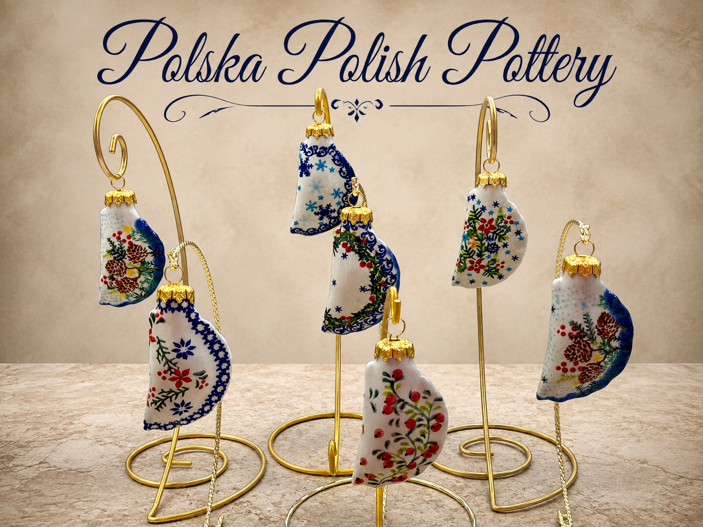 Polish Pottery - Pierogi Ornament
