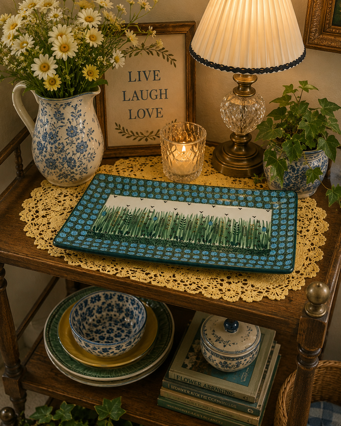 Polish Pottery Tray – Unikat 803