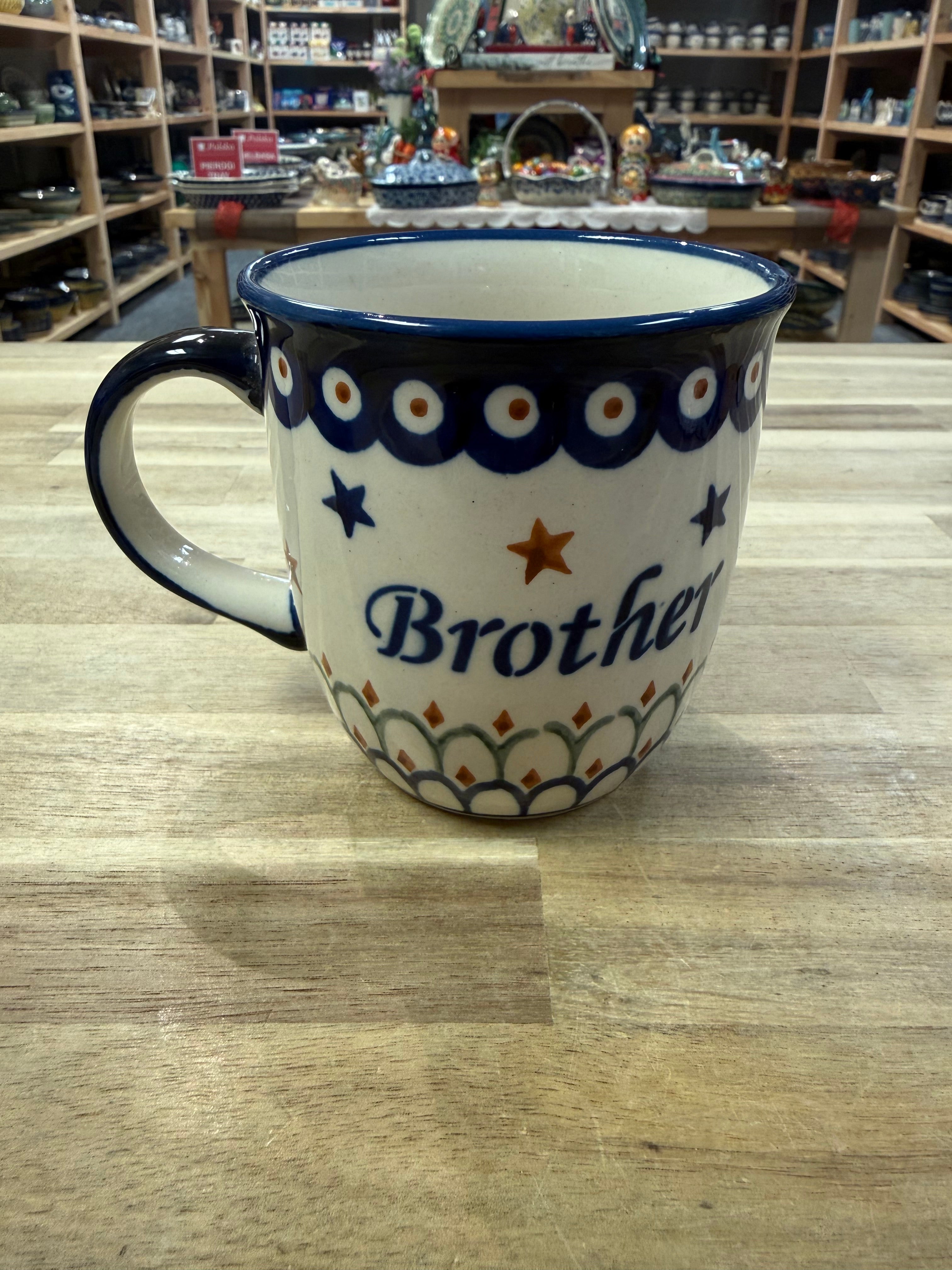 Polish Pottery Brat/Brother Mug