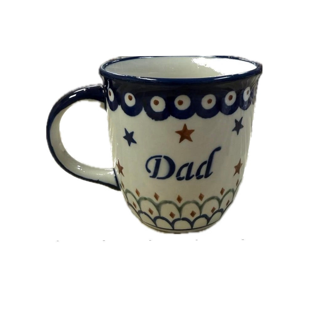 Polish Pottery Tata/Dad Mug