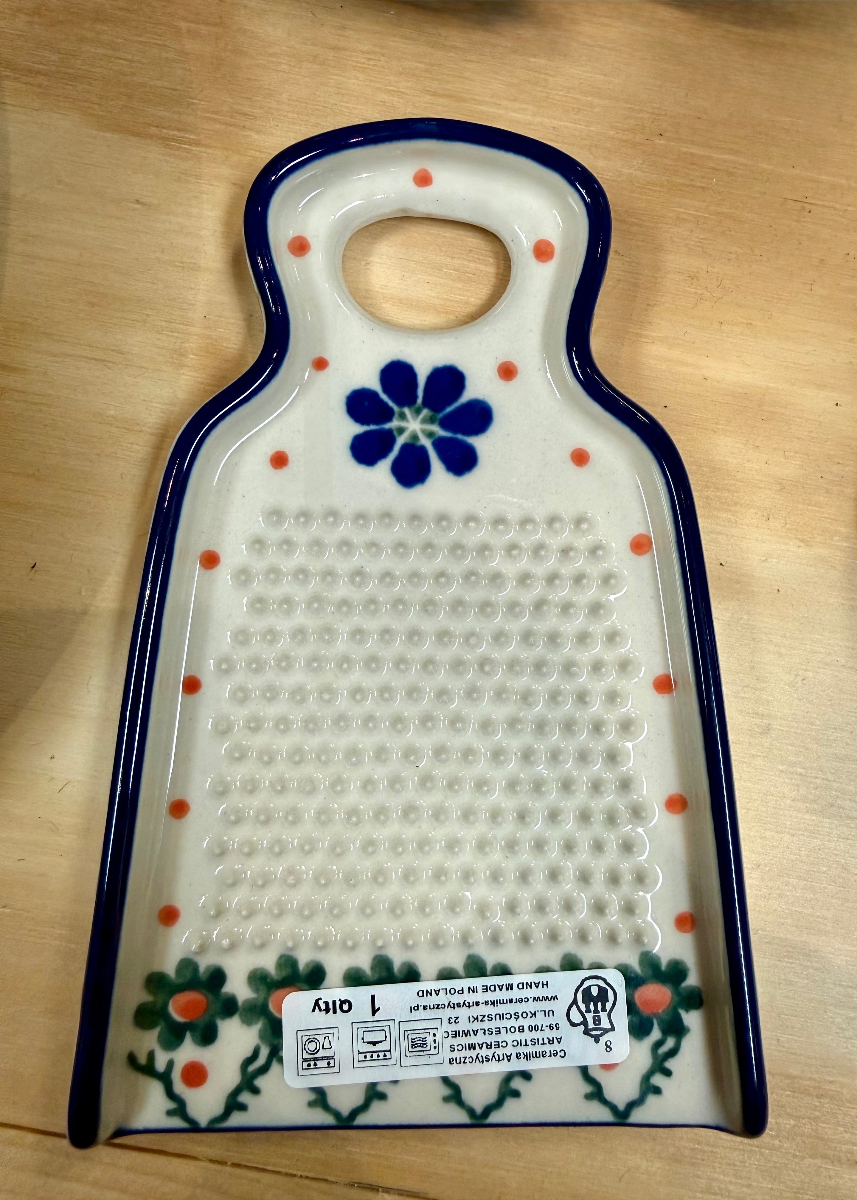 Polish Pottery Traditional(Criss Cross) Grater/Zester