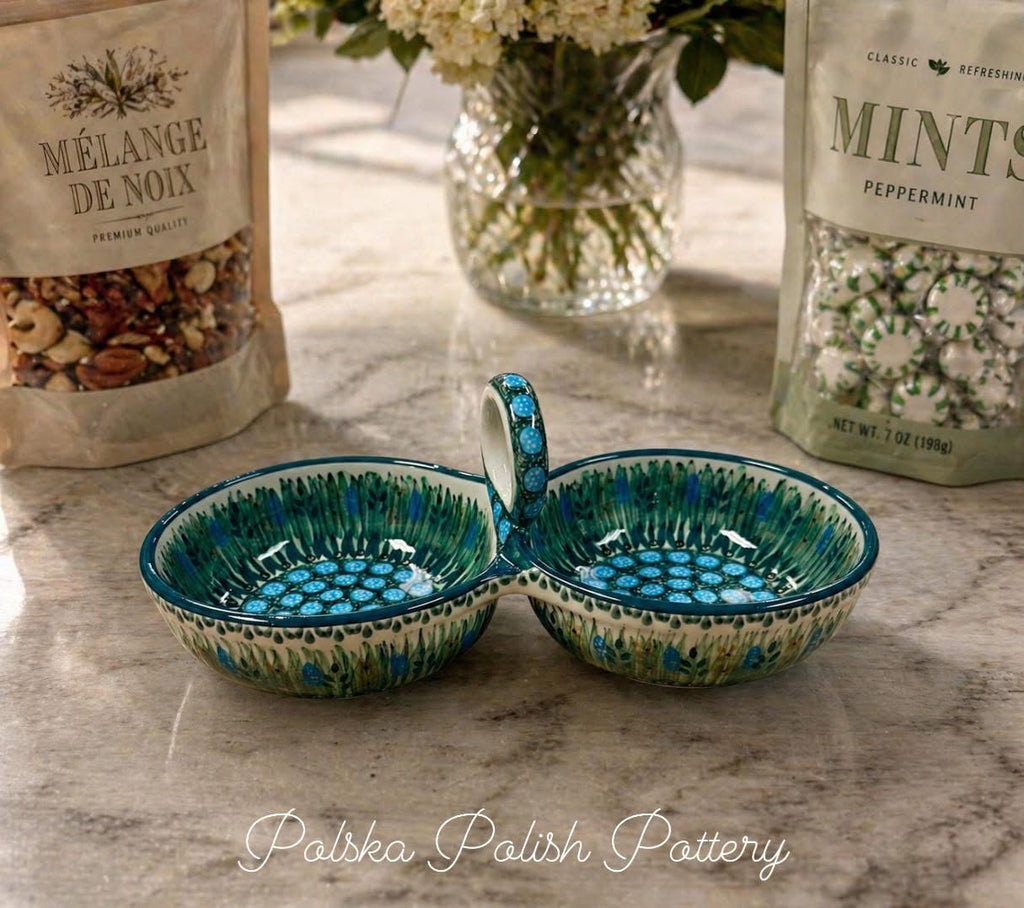 Polish Pottery Double Dish - Unikat 803