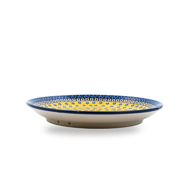Polish Pottery Traditional(Yellow/Blue) Dinner Plate