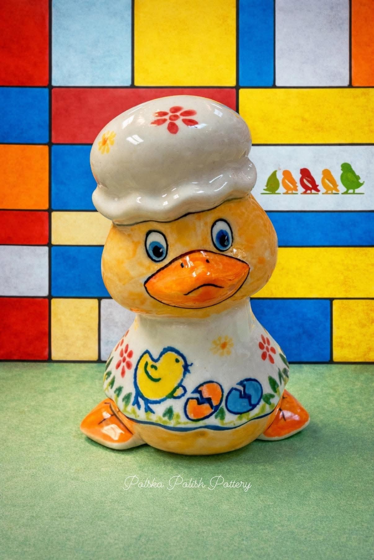 Polish Pottery Vena Duck