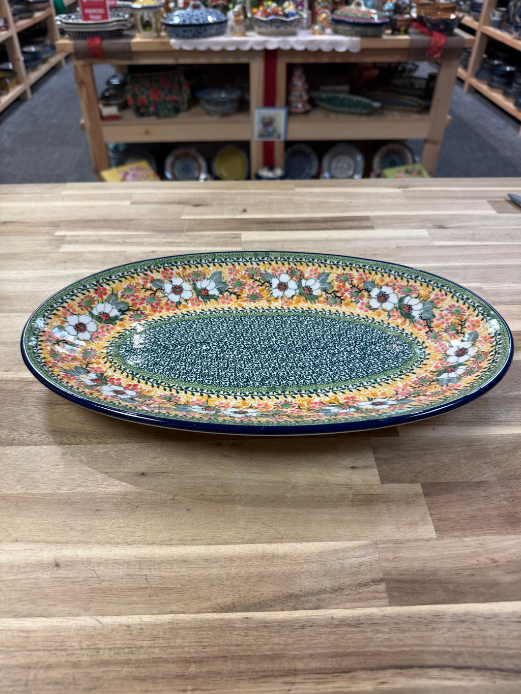 Polish Pottery Unikat 4932 Serving Dish