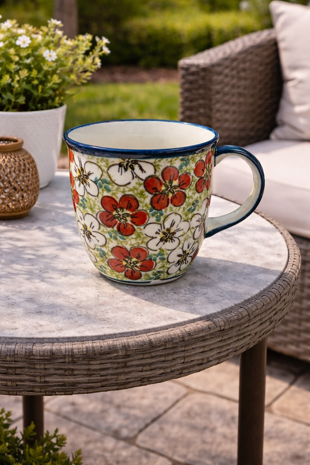Polish Pottery Unikat Zaklady Mug