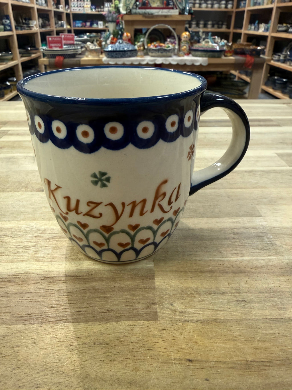 Polish Pottery Kuzynka/Cousin(Girl) Mug