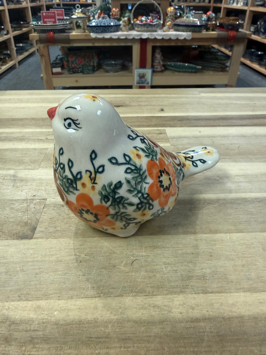 Polish Pottery Figurine - Unikat Bird
