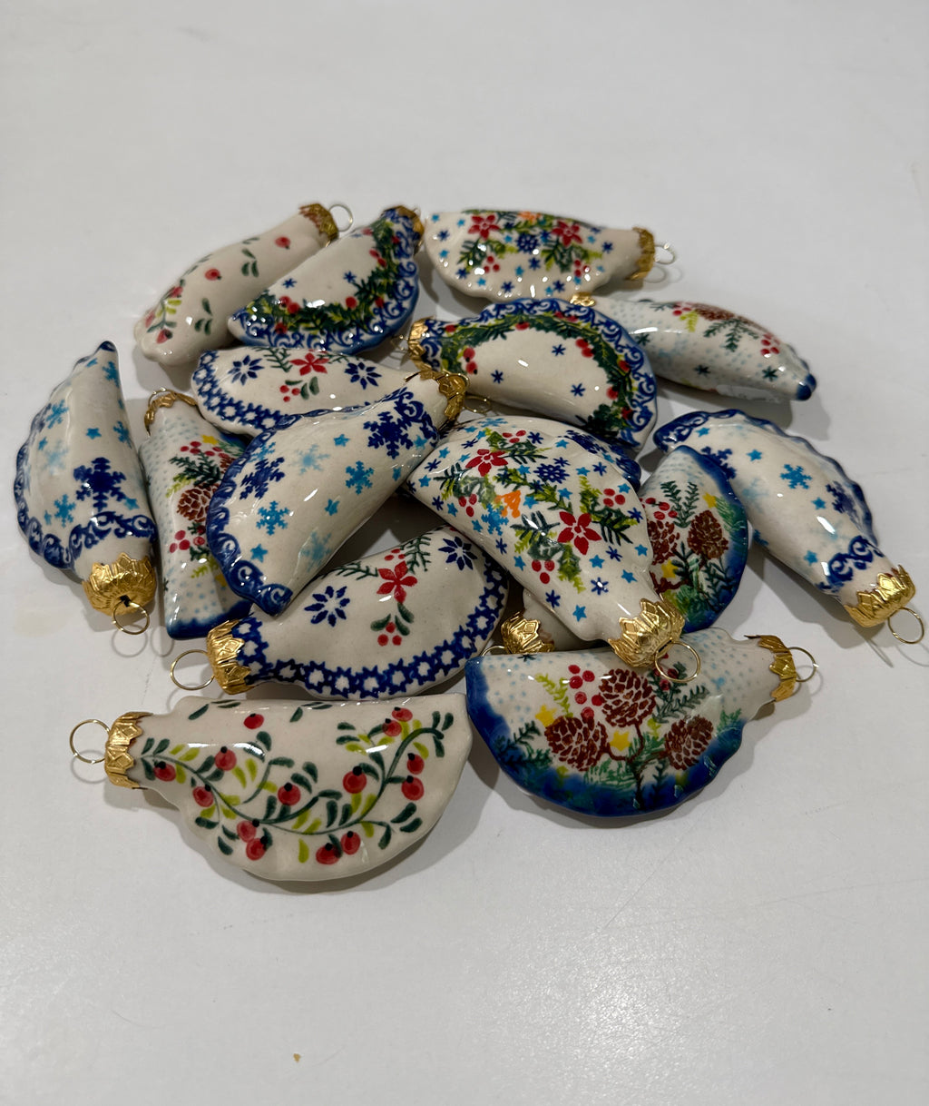 Polish Pottery - Pierogi Ornament
