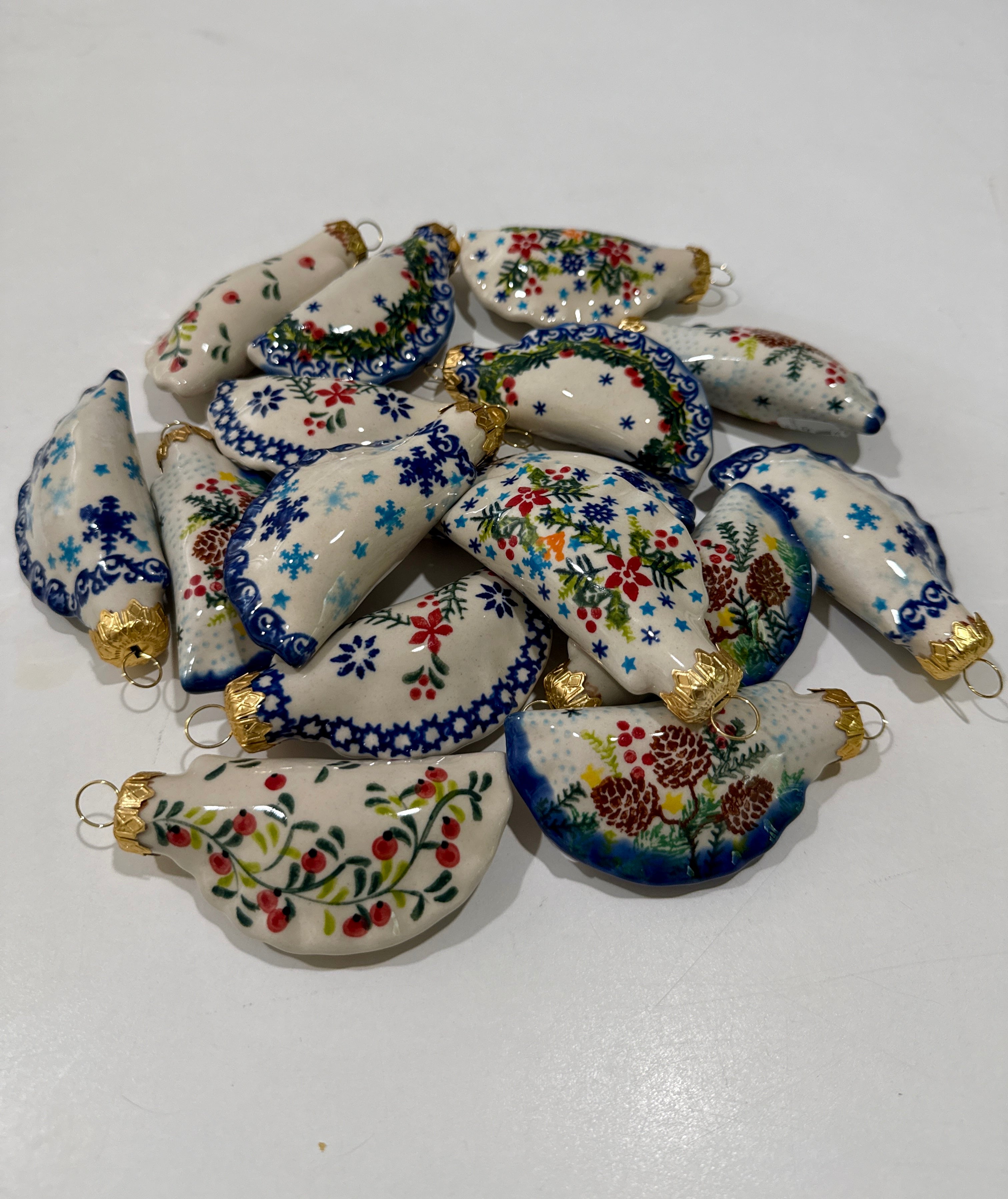 Polish Pottery - Pierogi Ornament