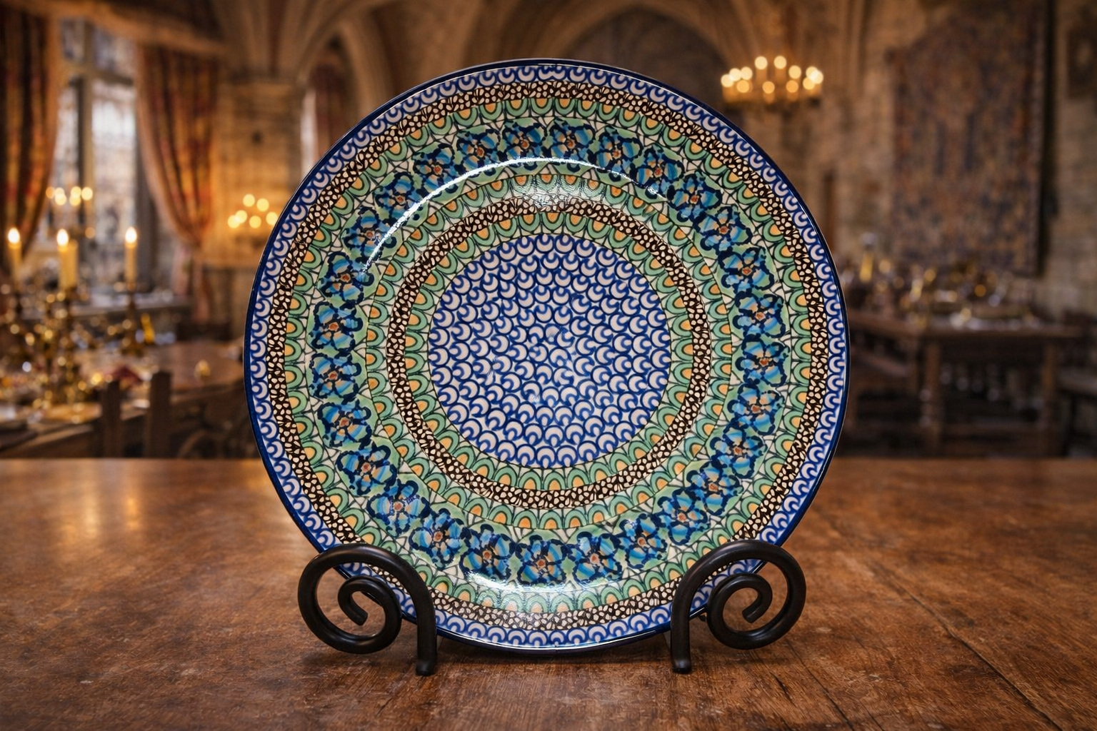 Polish Pottery Unikat 151 Dinner Plate