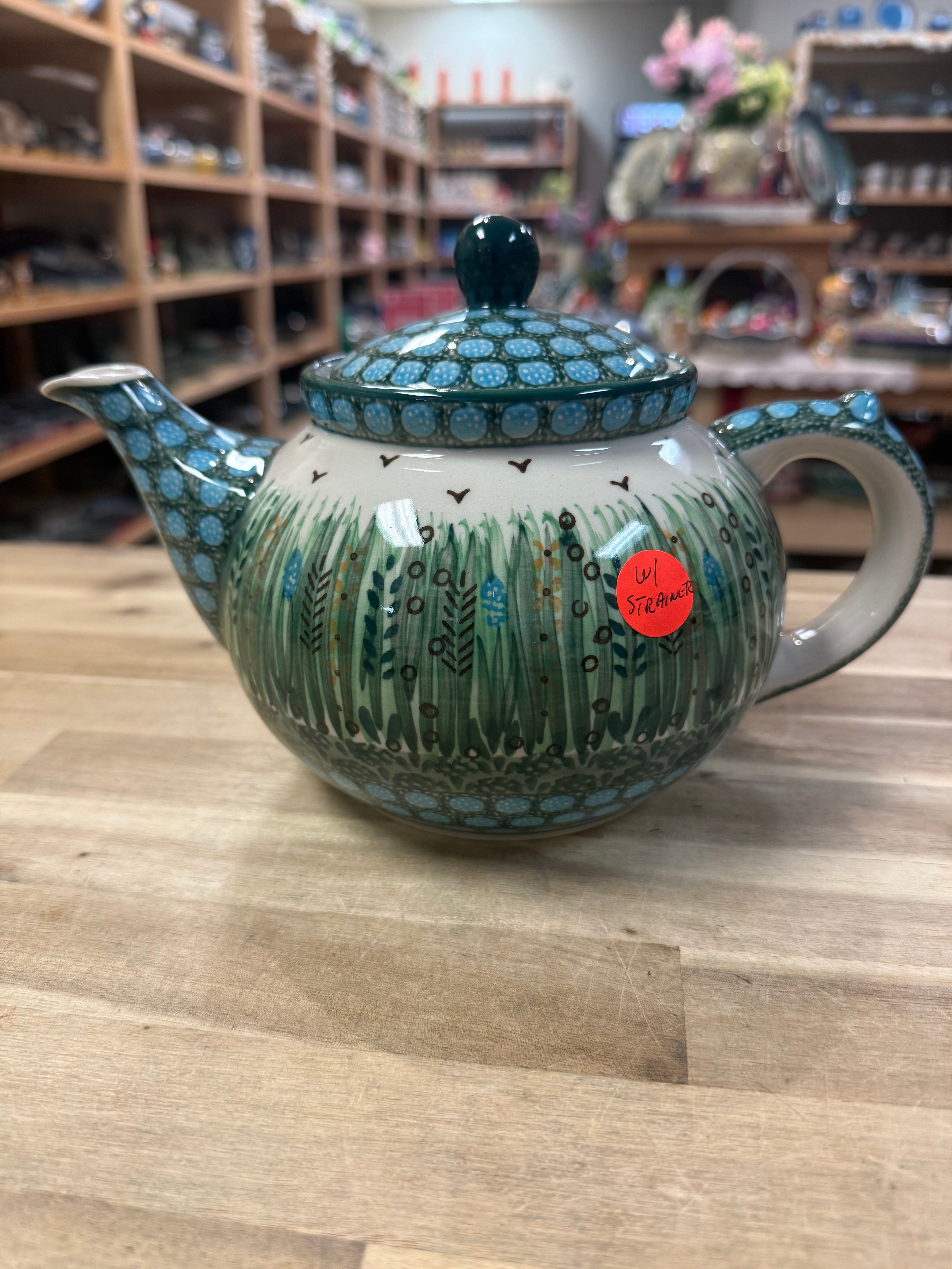Polish Pottery Teapot – Unikat 803