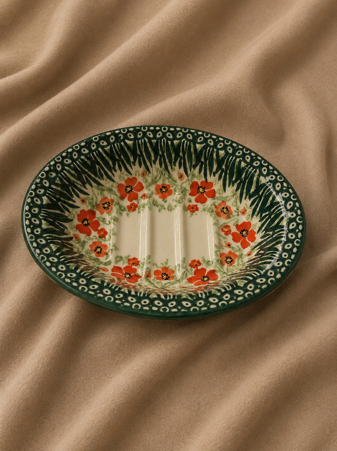 Polish Pottery Soap Dish - Unikat 4335