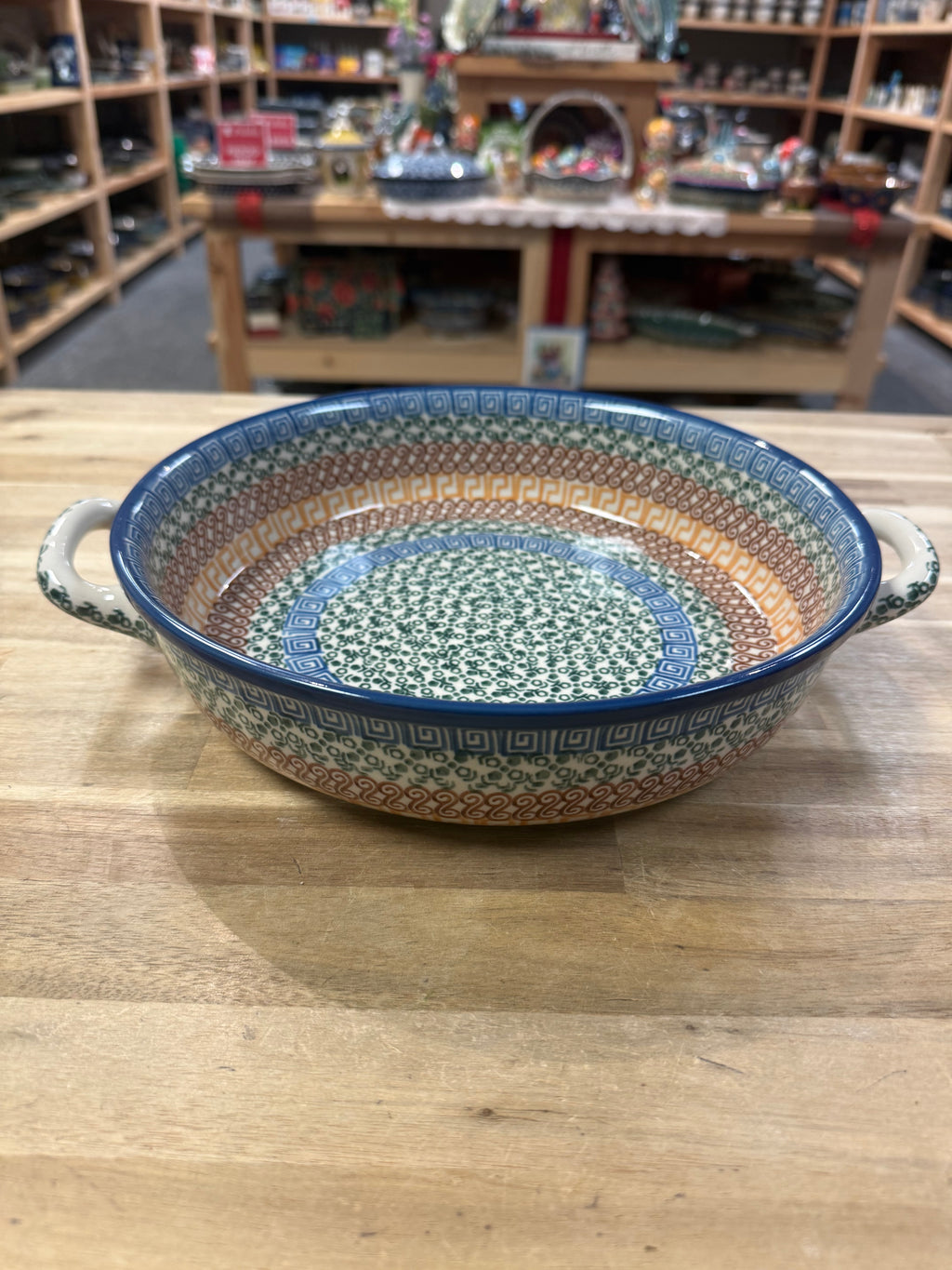 Polish Pottery Kielbasa Dish - Traditional Multi