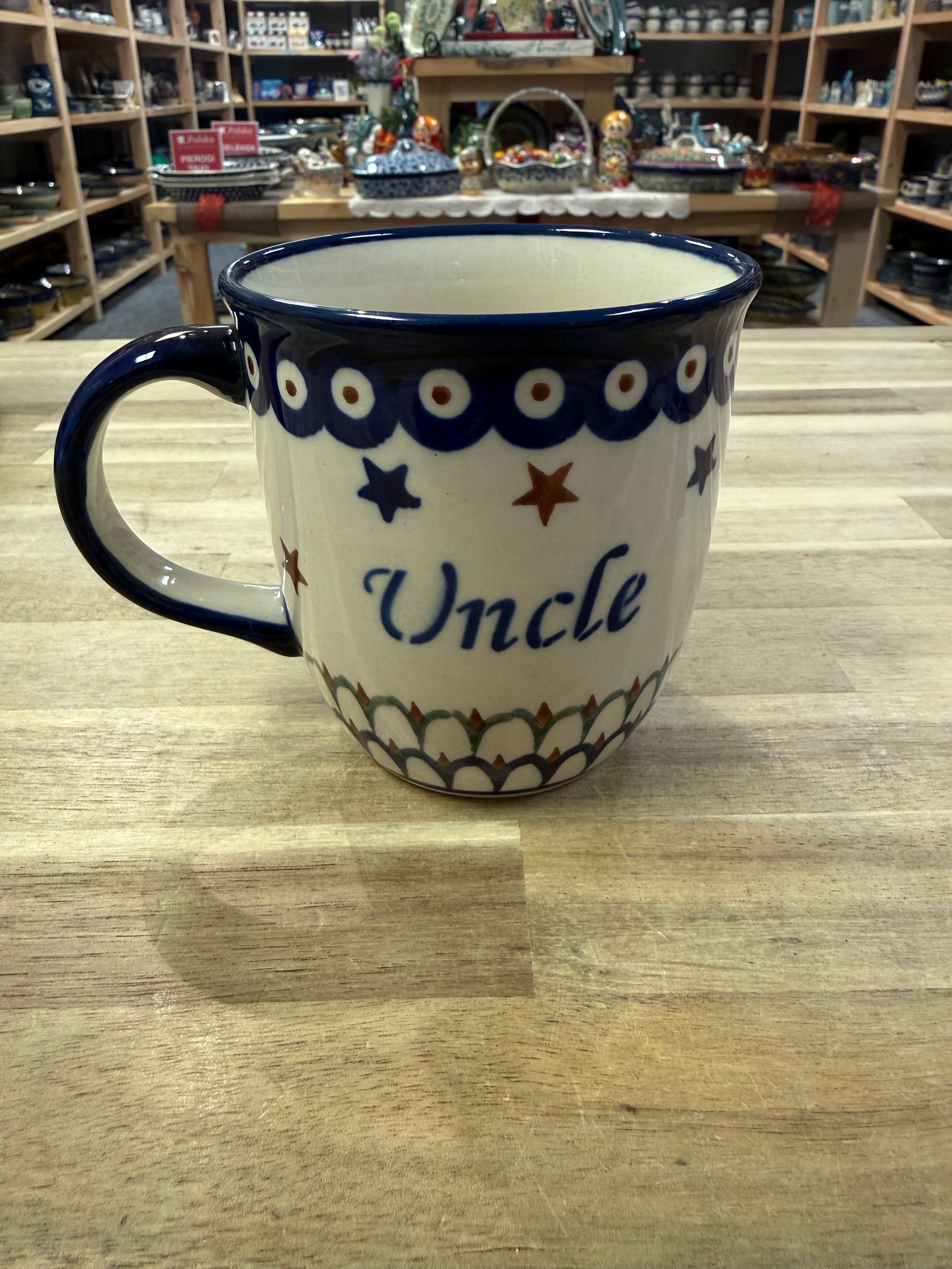 Polish Pottery Wujek/Uncle Mug