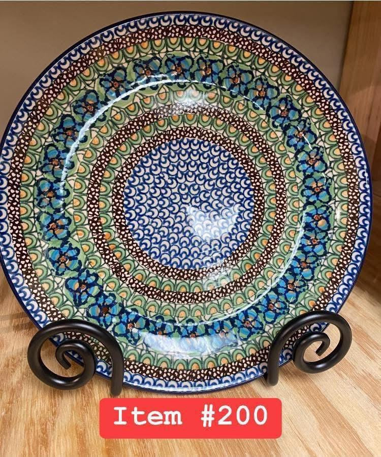 Polish Pottery Unikat 151 Dinner Plate