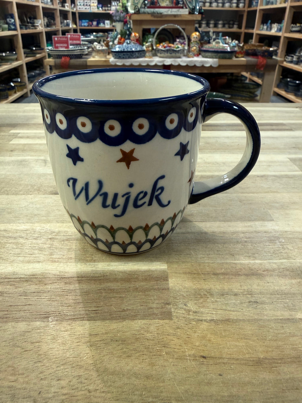 Polish Pottery Wujek/Uncle Mug