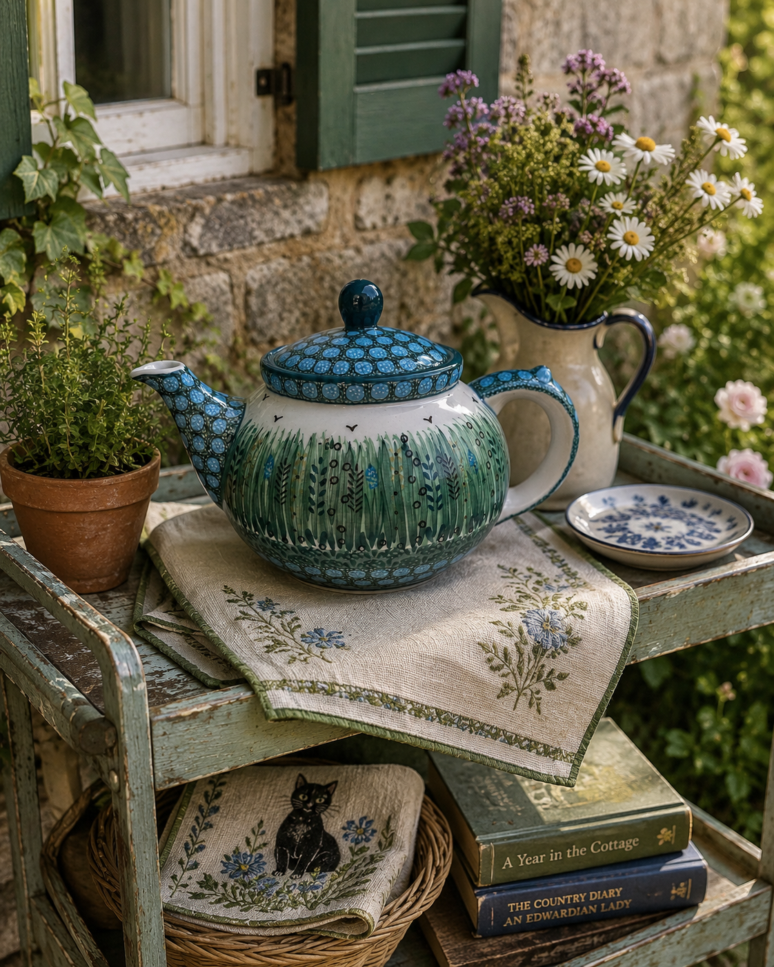 Polish Pottery Teapot – Unikat 803