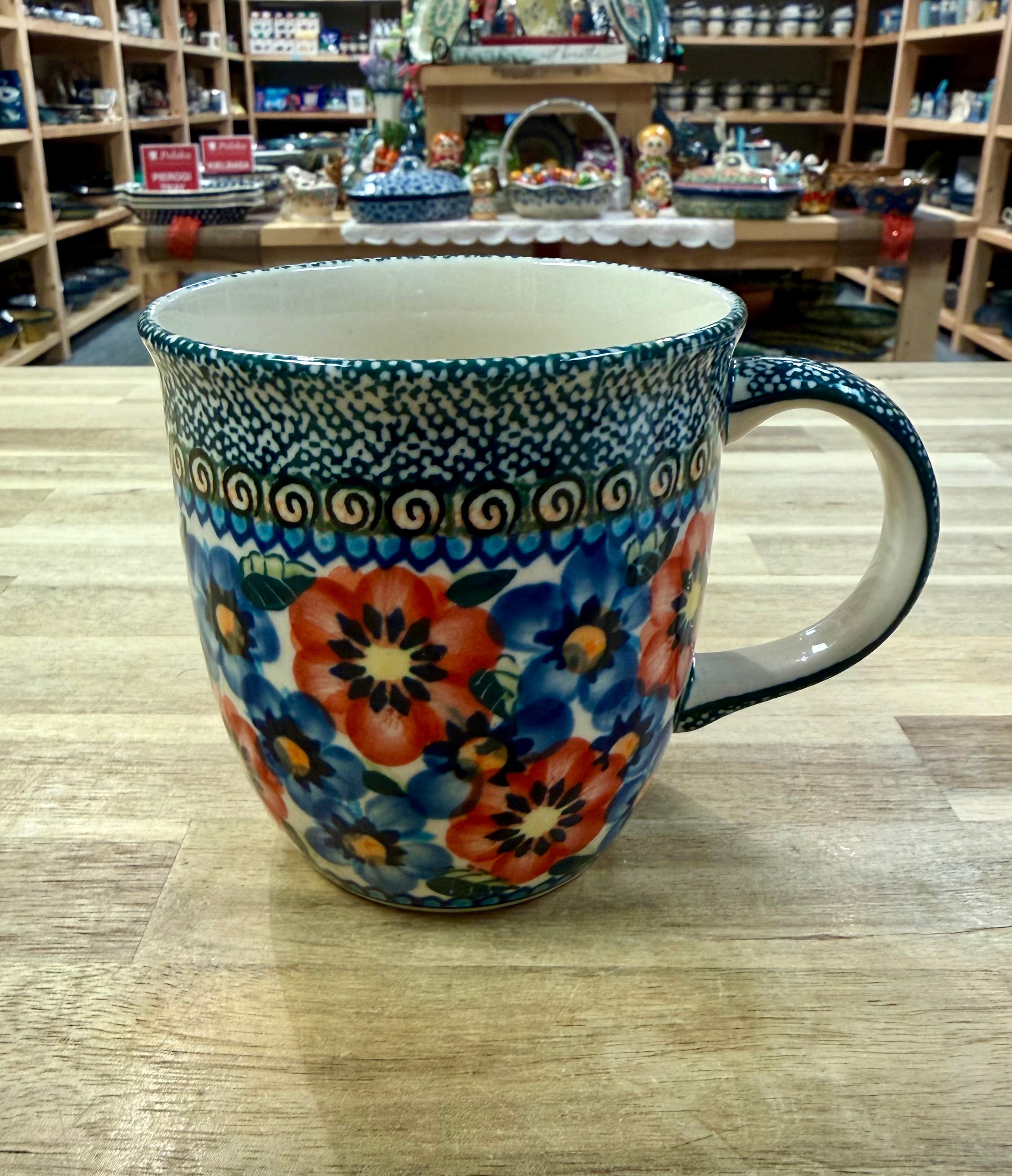 Polish Pottery Unikat Zaklady Mug