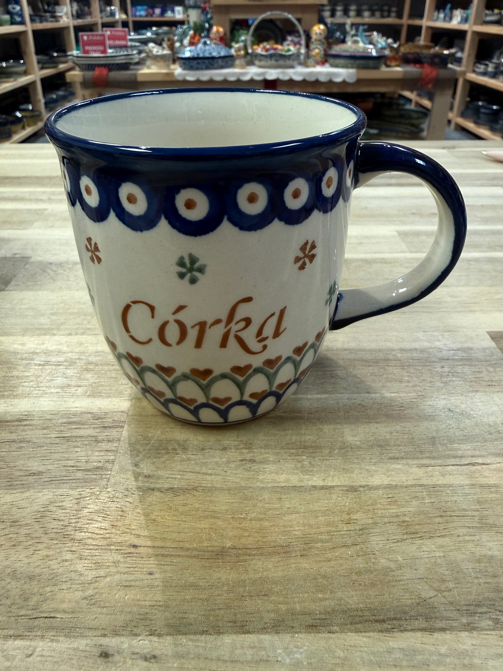 Polish Pottery Corka/Daughter Mug