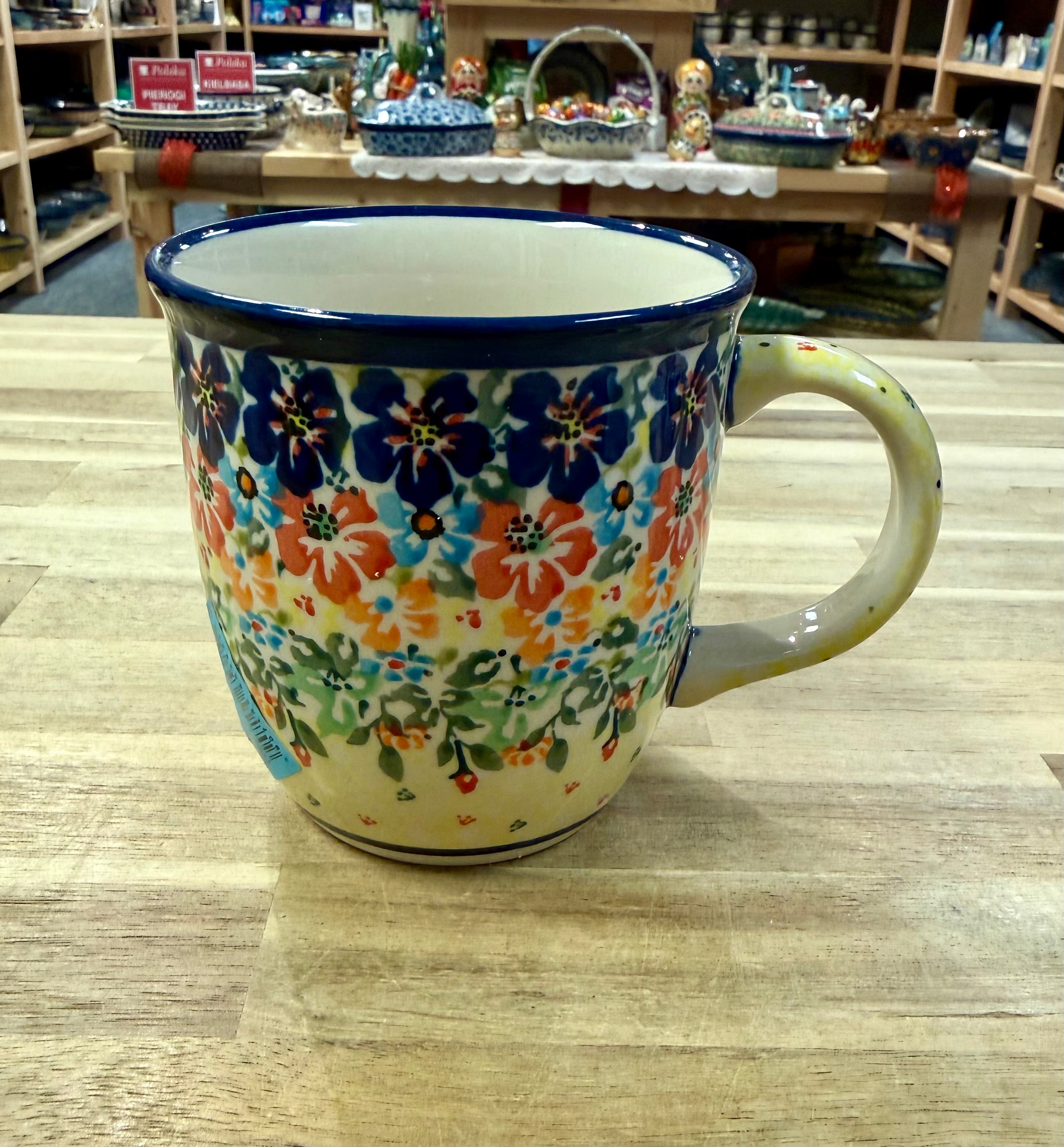 Polish Pottery Unikat Zaklady Mug
