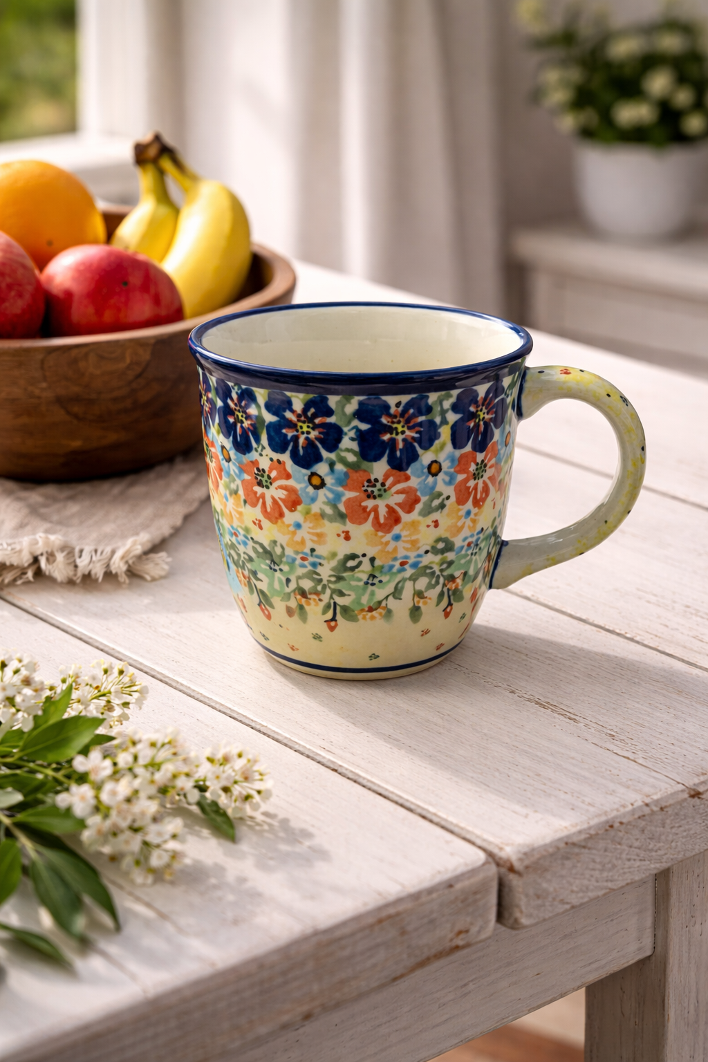 Polish Pottery Unikat Zaklady Mug