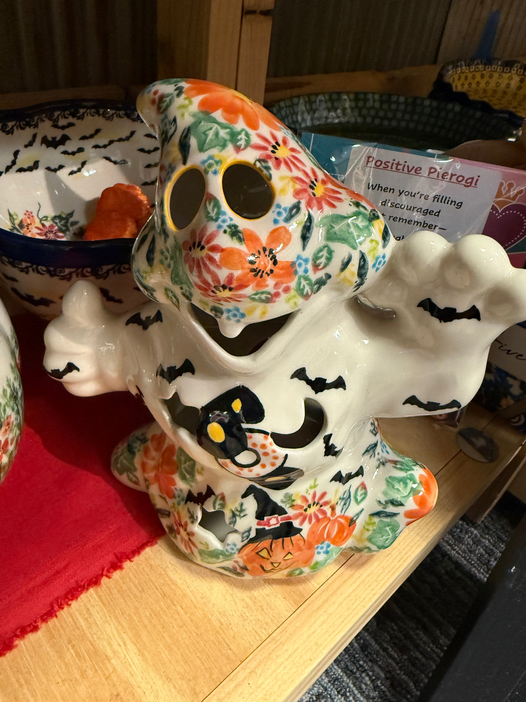 Polish Pottery Ghost - Unikat Hand Signed