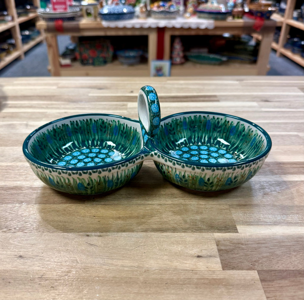 Polish Pottery Double Dish - Unikat 803