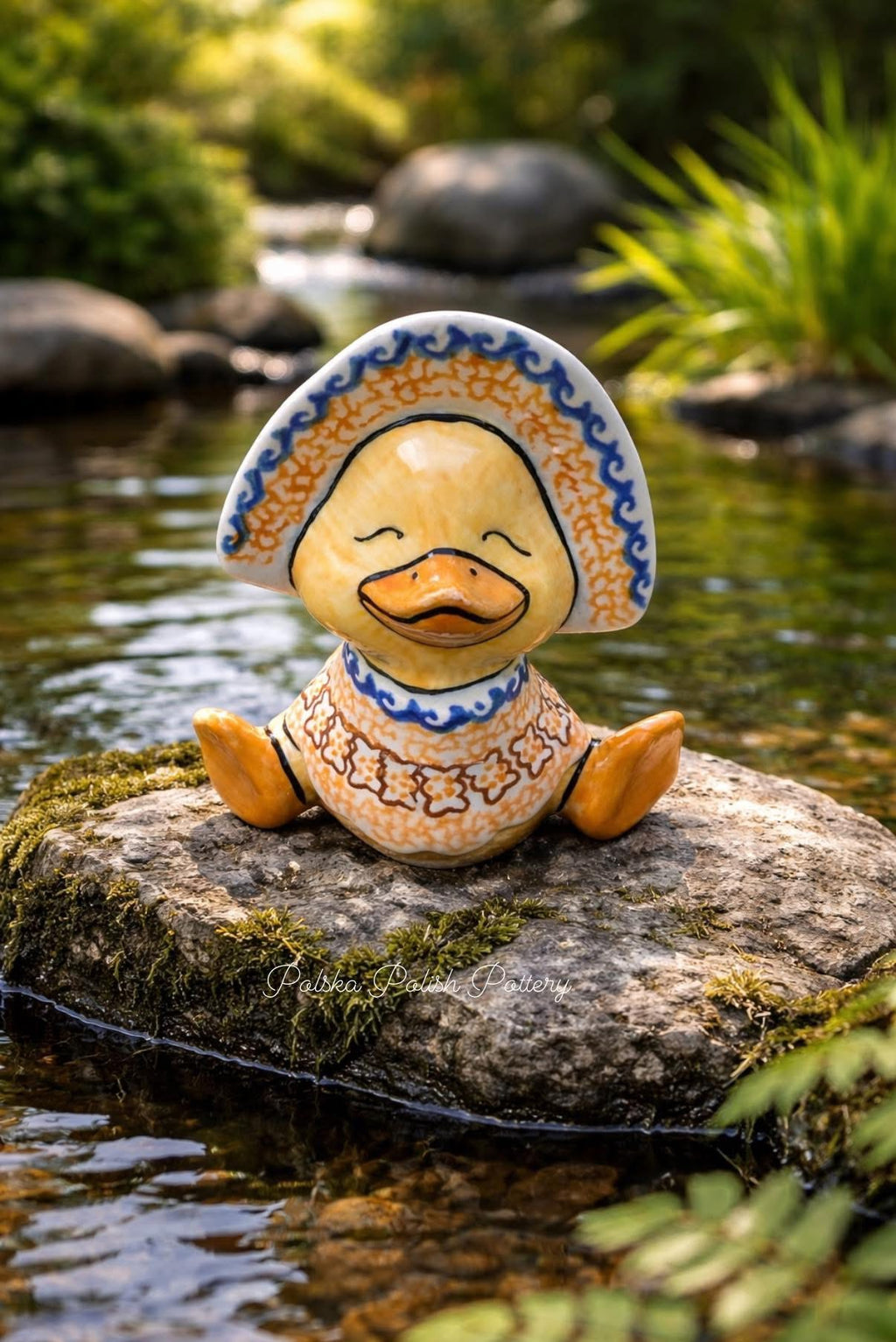 Polish Pottery Vena Duck