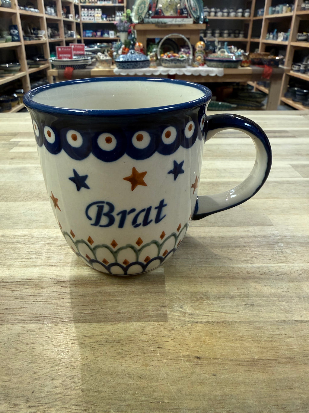 Polish Pottery Brat/Brother Mug