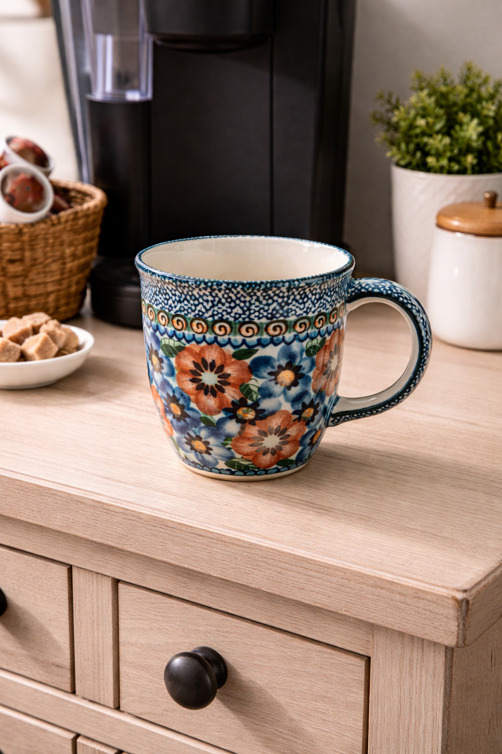 Polish Pottery Unikat Zaklady Mug