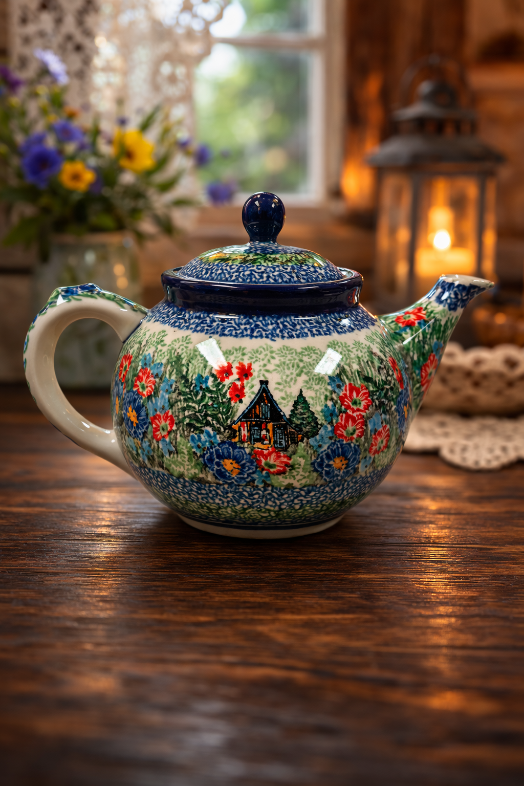 Polish Pottery Unikat 4127(level 5) Teapot