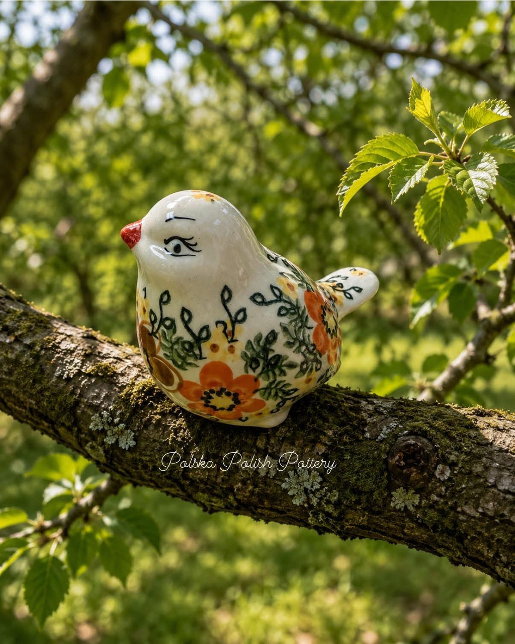 Polish Pottery Figurine - Unikat Bird