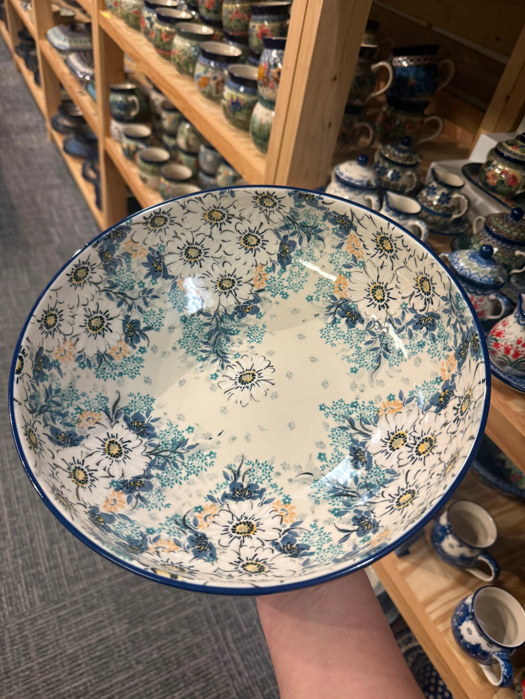 Polish Pottery Low Bowl - Unikat 4844(Level 6)