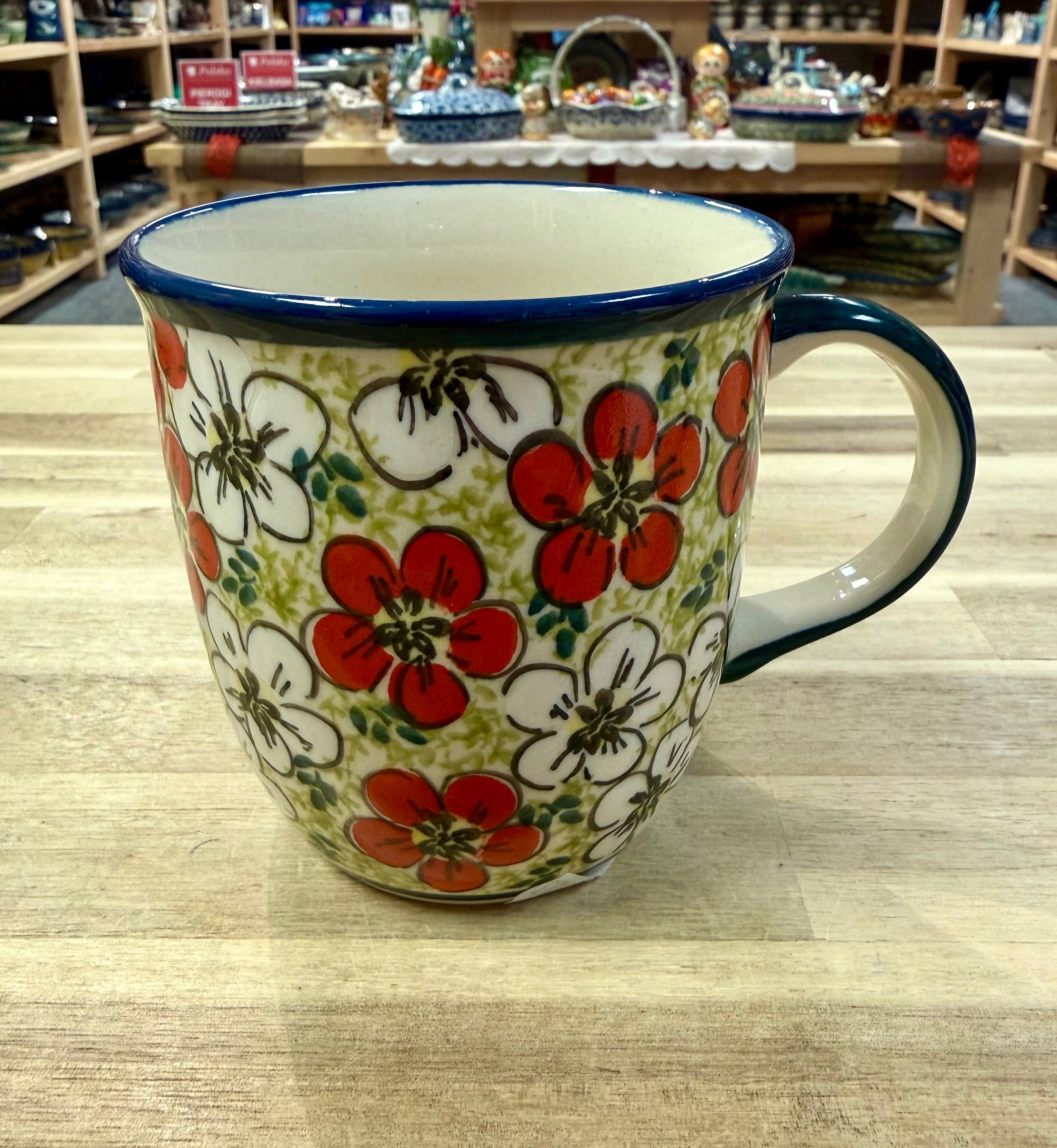 Polish Pottery Unikat Zaklady Mug