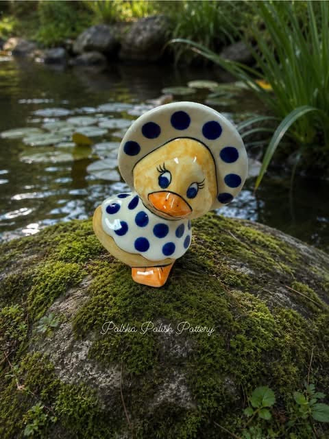 Polish Pottery Vena Duck