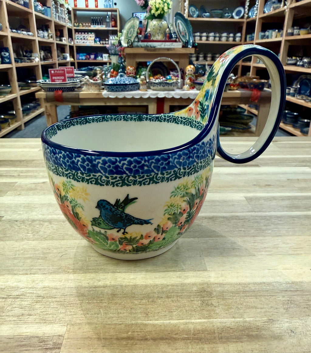 Polish Pottery Unikat 4397 Soup Mug