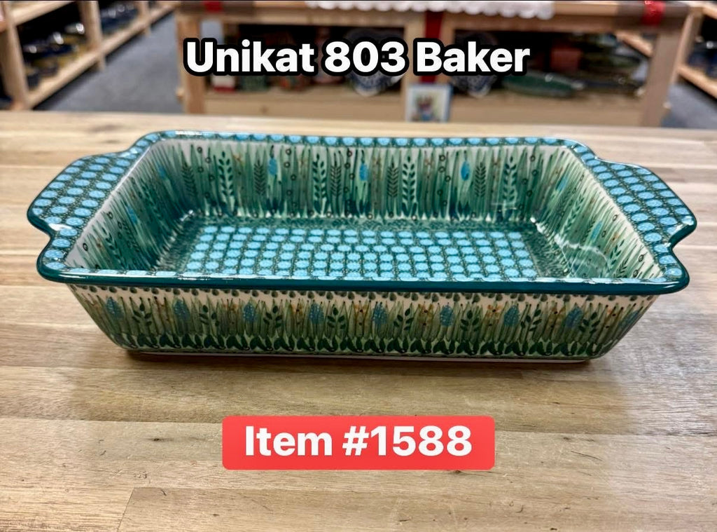 Polish Pottery Unikat 803 Baker