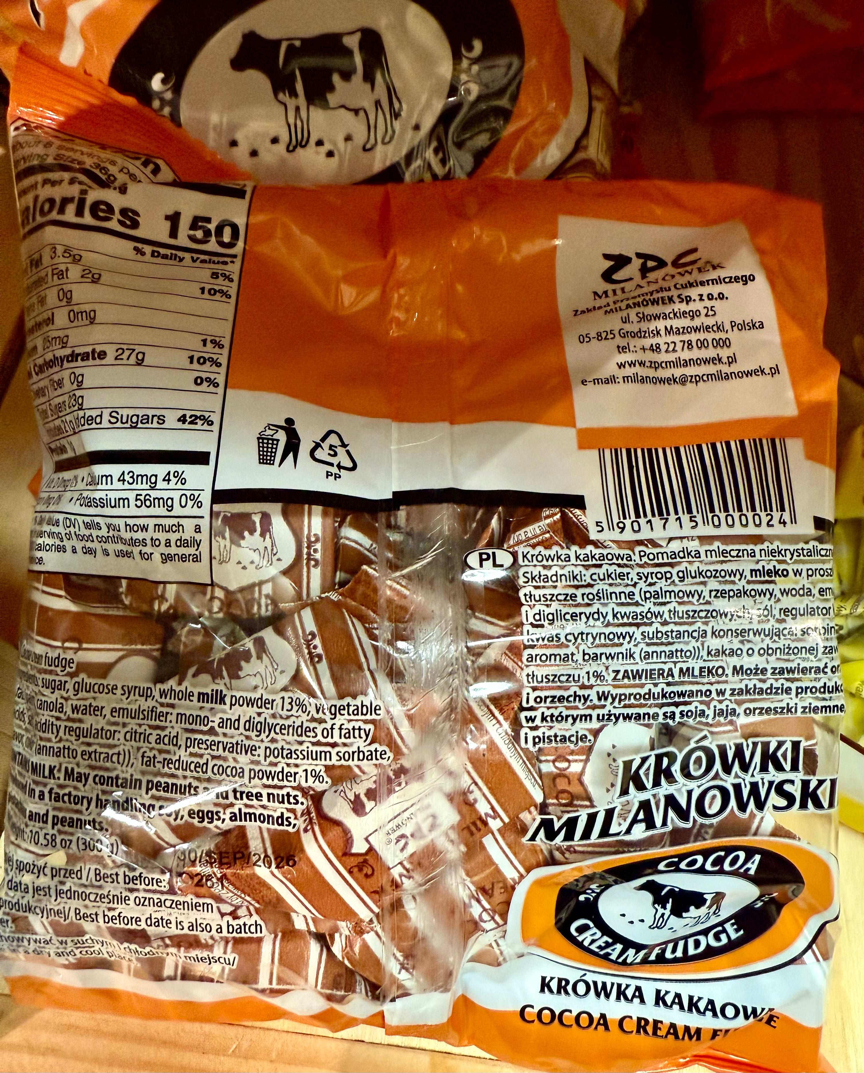 Milky Chocolate Polish Fudge