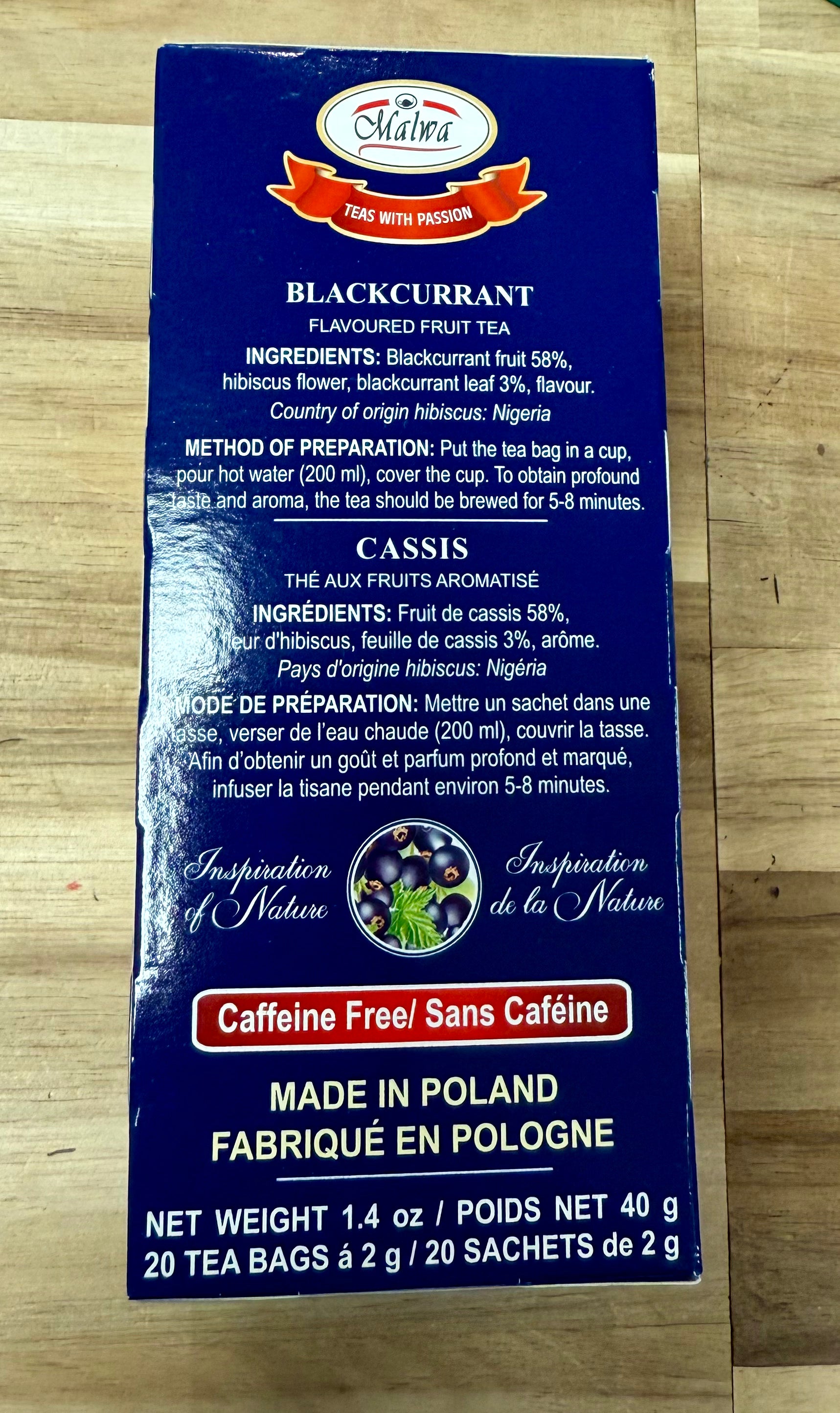 Polish Tea-Porzeczka(Black Current)