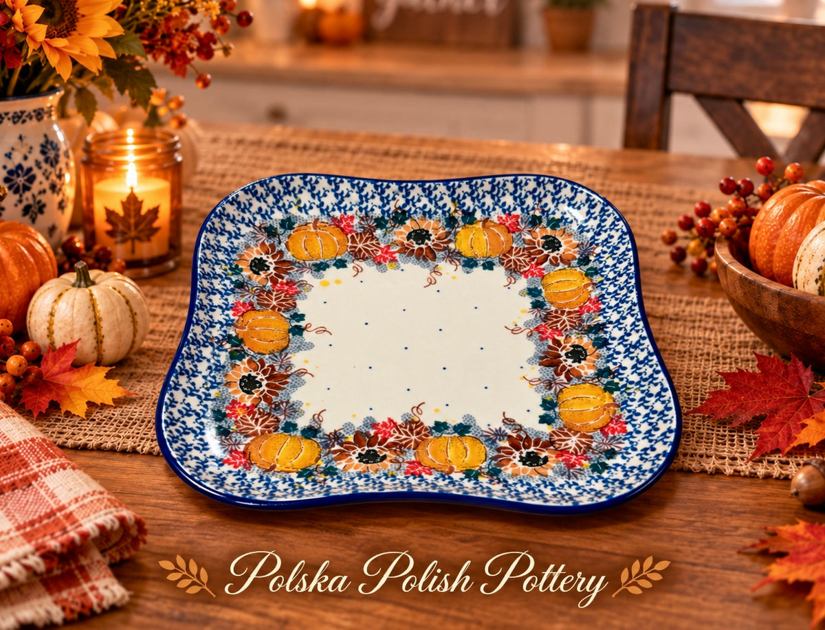 Polish Pottery Tray - Unikat 4741 (Harvest)