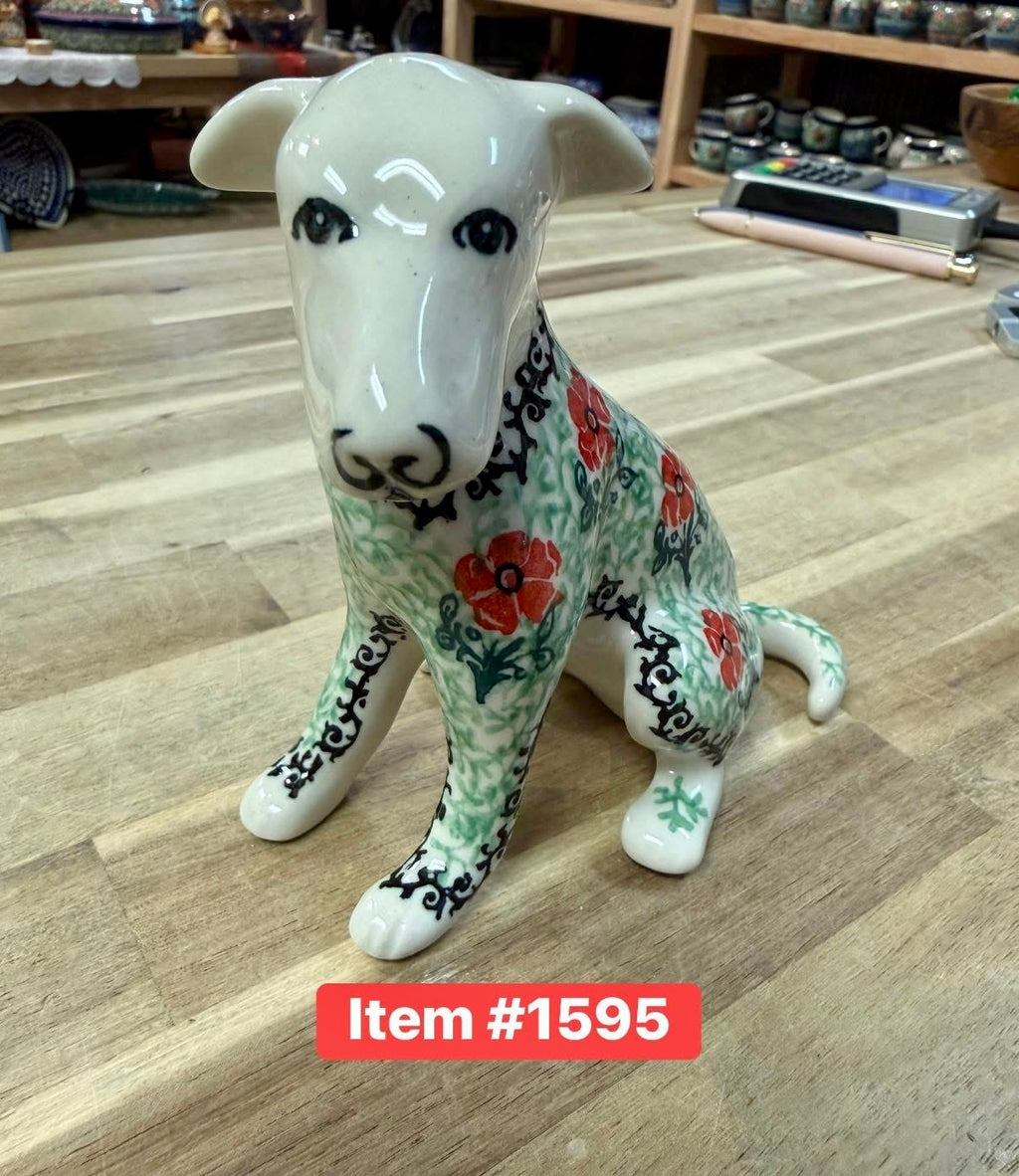 Polish Pottery Unikat Dog