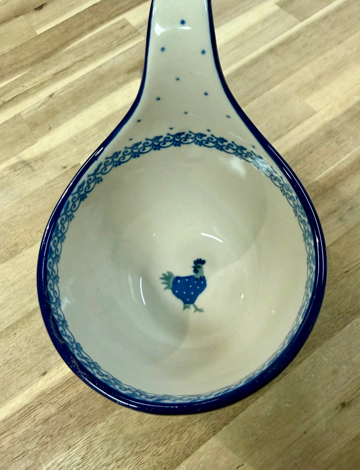 Polish Pottery Traditional(Chickens) Soup Mug