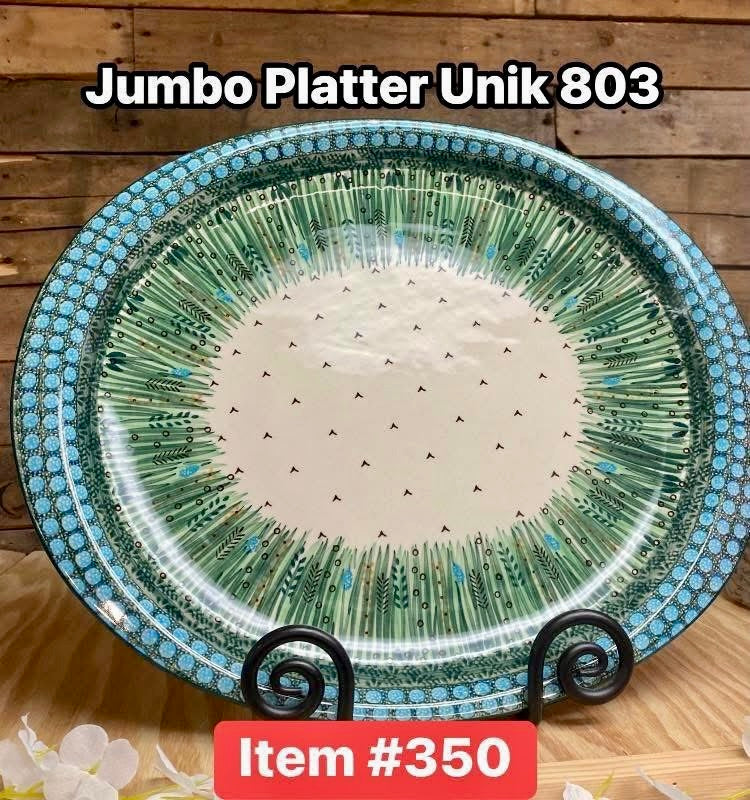 Polish Pottery Unikat 803 Lg Platter