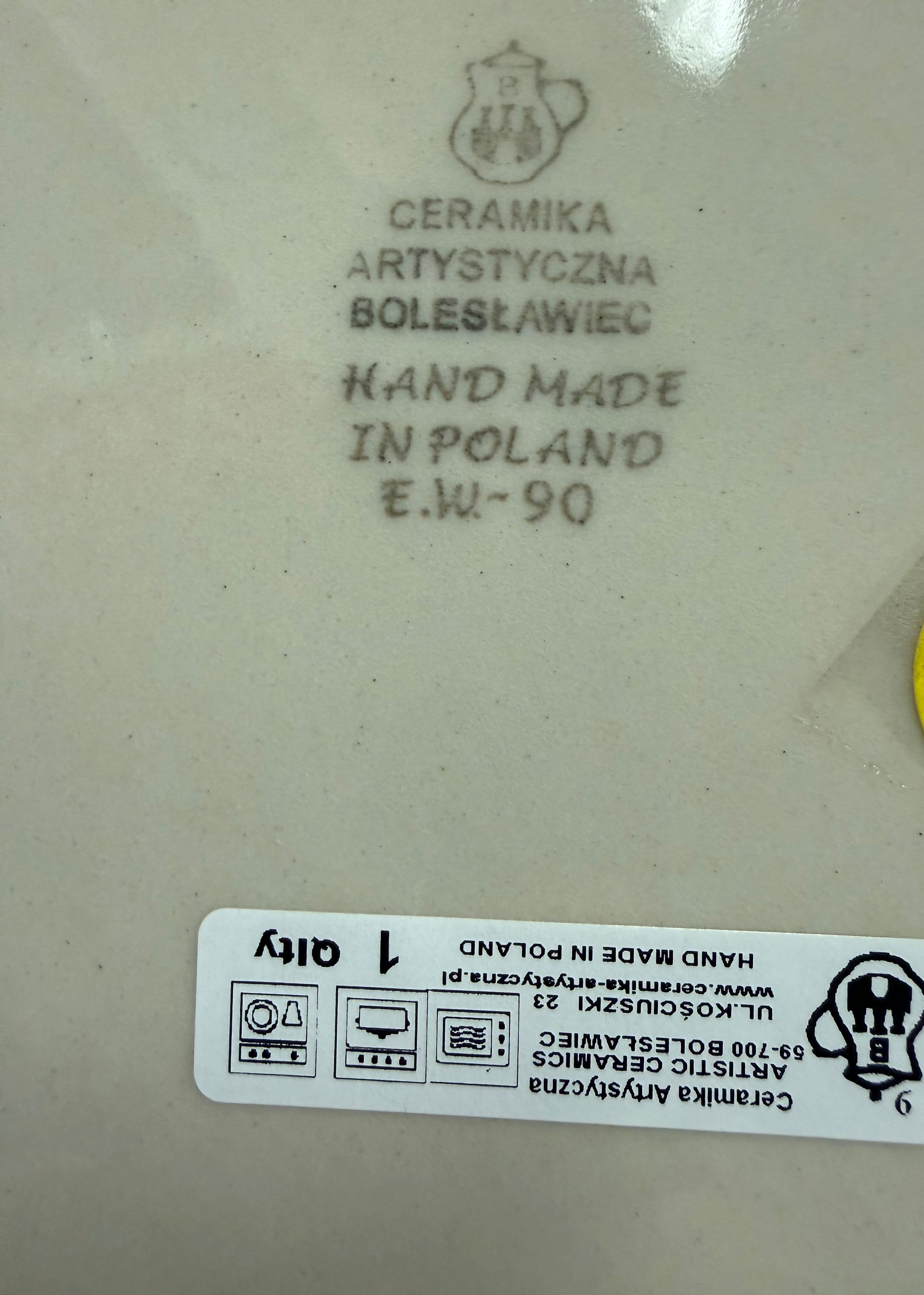 Polish Pottery Traditional(Cherries) Kielbasa Dish