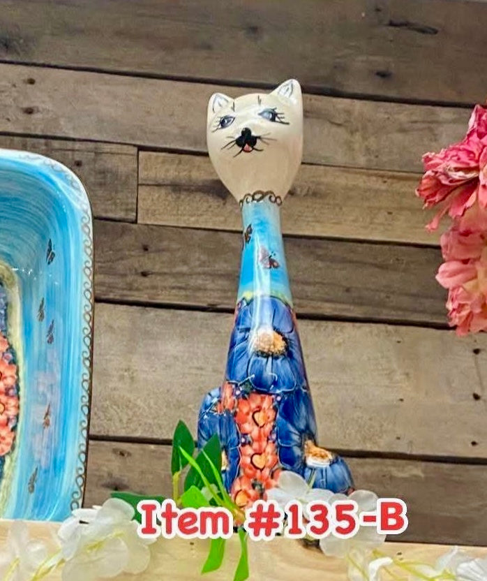 Polish Pottery Unikat Tall Cat