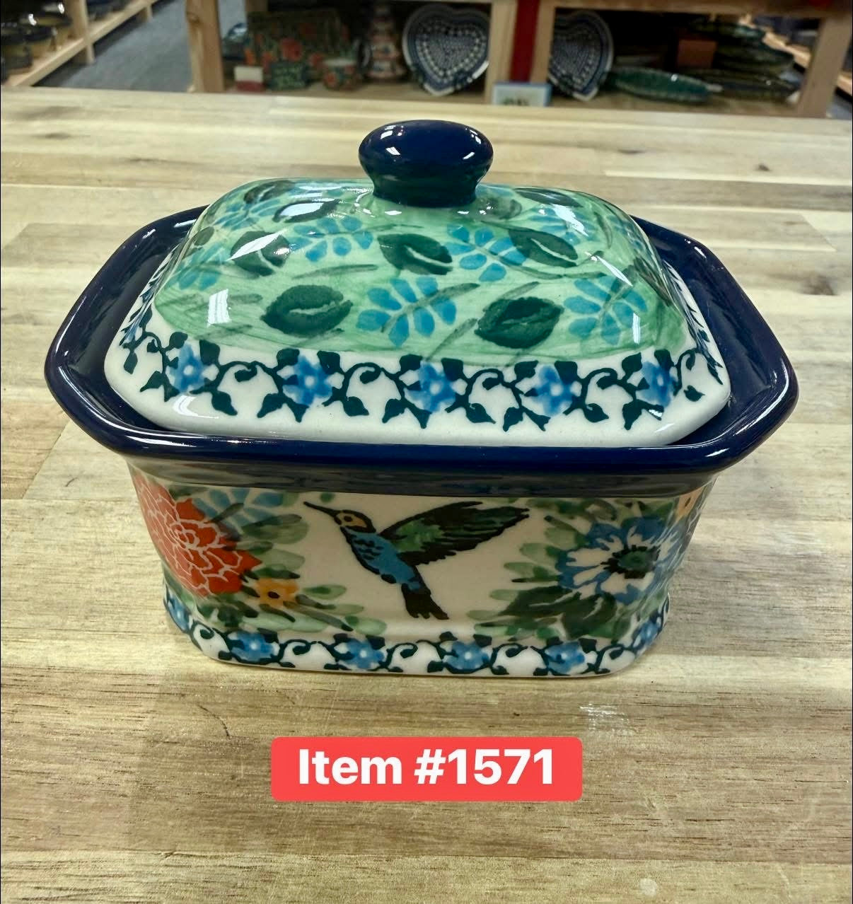 Polish Pottery Unikat 3271 Trinket Box